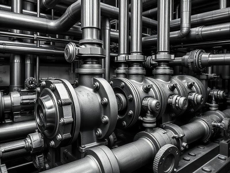 Maquinaria industrial y sistemas de tuberías